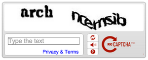 reCAPTCHA old API